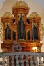 Christoph Bossert at the organ in Úterý