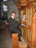 Wolfgang Zerer at the Úterý organ.